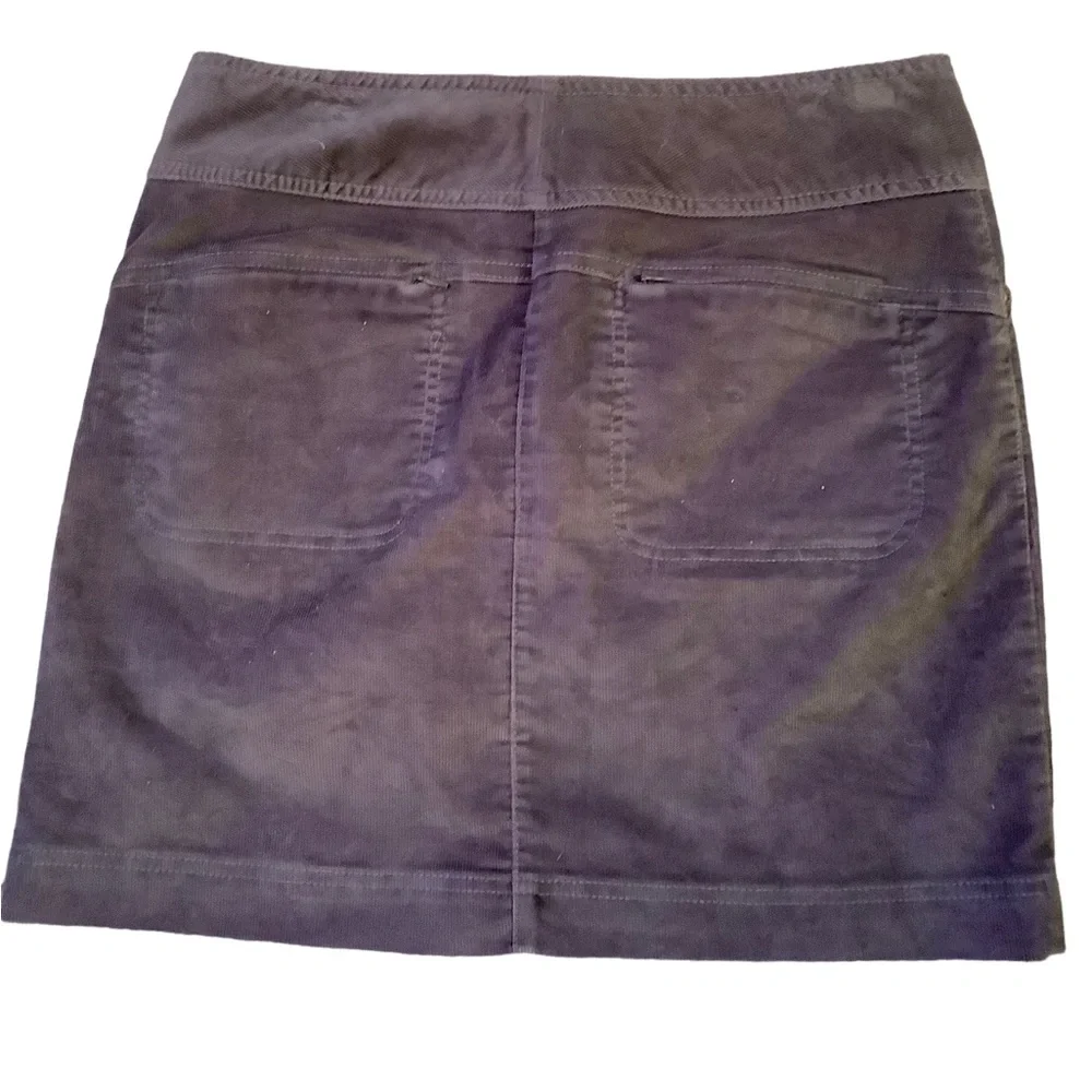Athleta Vintage Ridge‎ corduroy mini skirt size 8 Lavender